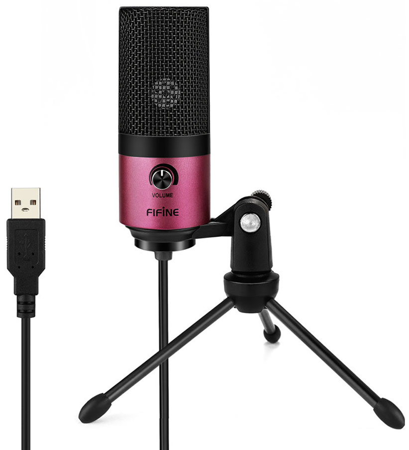 FIFINE K669 USB Wired Microphone With Recording Function For