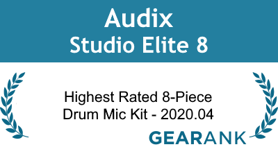 Audix Studio Elite 8: Highest Rated 8-Piece Drum Mic Kit - 2020.04