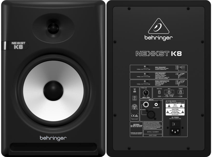 Behringer Nekkst K8 150W 8" Powered Studio Monitor