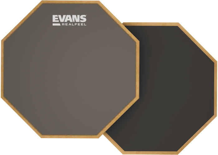 Evans RealFeel RF6D 6" 2-Sided Drum Practice Pad