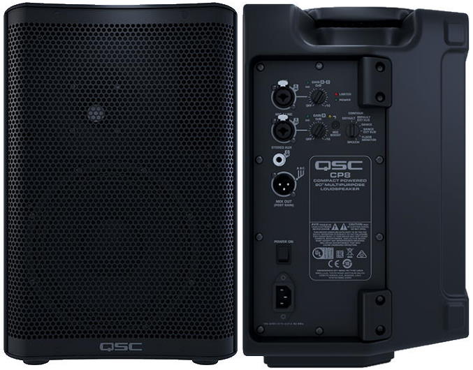 QSC CP8 Powered PA Speaker