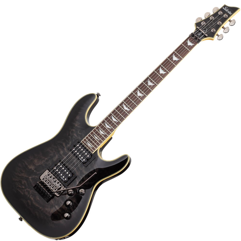 Schecter Omen Extreme 6 FR (HH) Solidbody Electric Guitar - Black