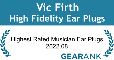 Vic Firth High Fidelity Ear Plugs: Highest Rated Musician Ear Plugs - 2022.08