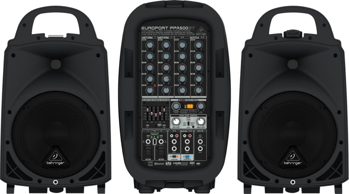 Best Battery Operated Portable PA System On-the-Go™ Package with Bluetooth  and 10 Input Battery Powered Mixer