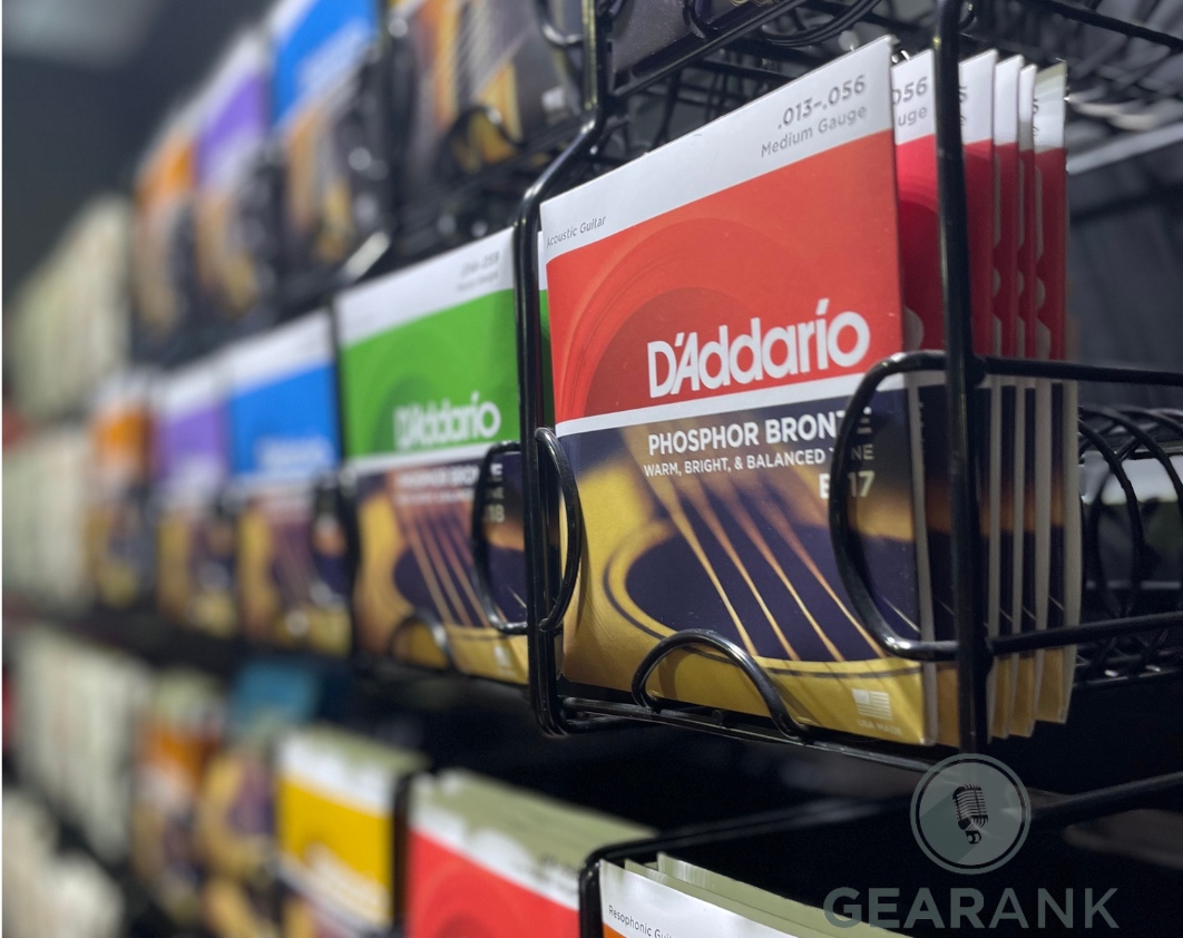 D'Addario Phosphor Bronze Series Strings at the recent Guitar Expo