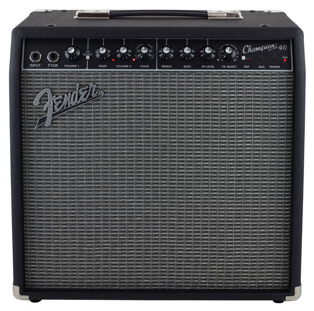 overdraw Chaiselong indre Fender Champion 40 Guitar Amplifier - 40W Solid State | Gearank