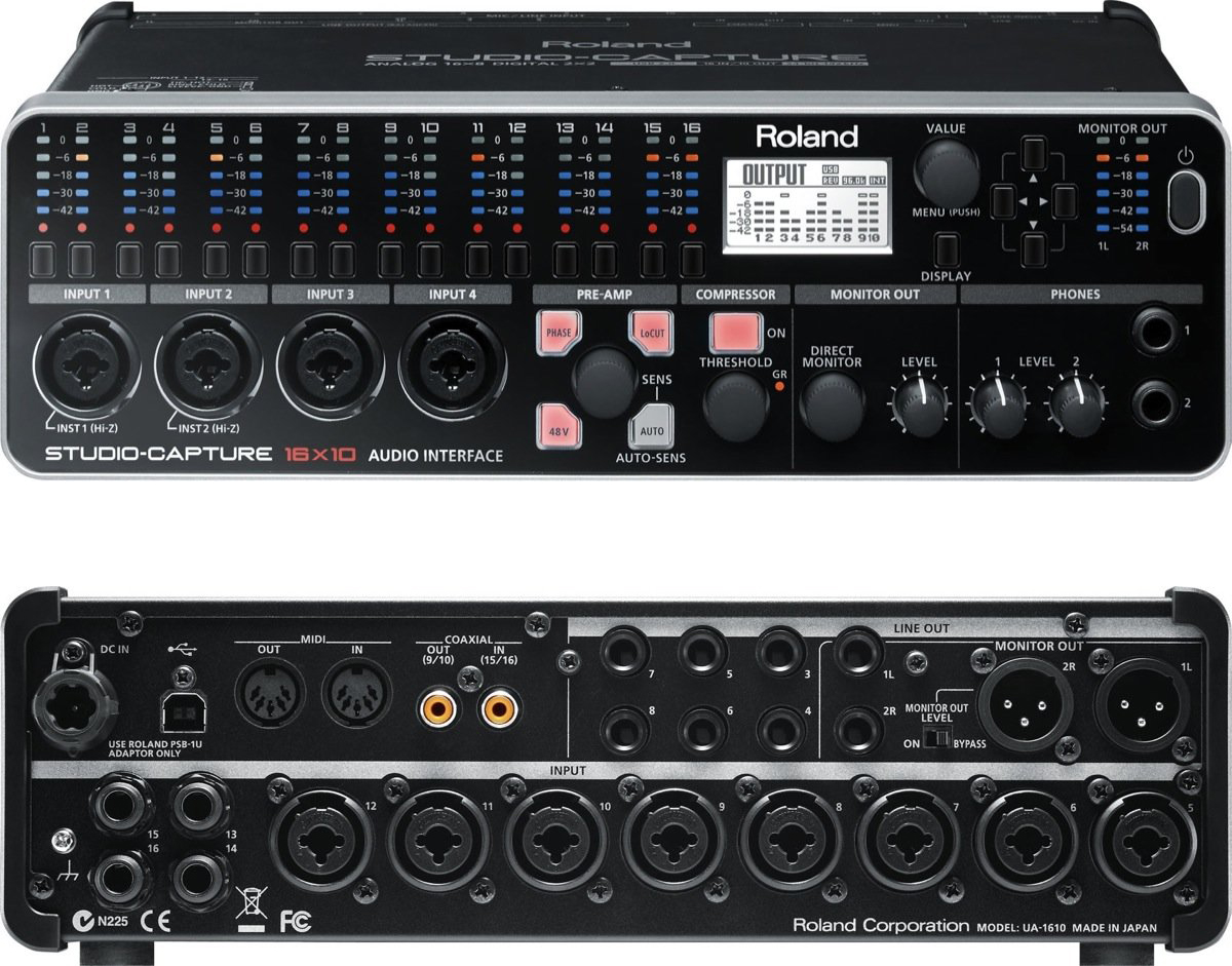 8 channel usb audio interface