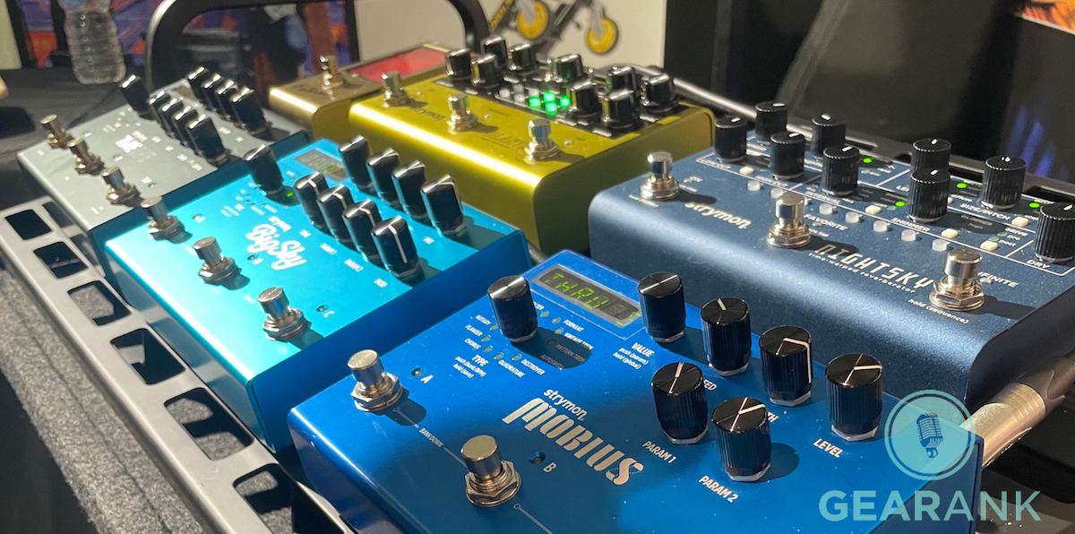 Strymon BigSky Takes Up a lot of  Pedalboard Space