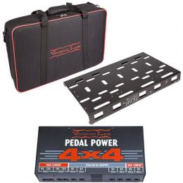 Voodoo Lab Dingbat Medium Powered Pedalboard Package with Pedal Power 4x4