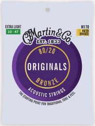 Martin M170 Originals 80/20 Bronze (Extra Light)