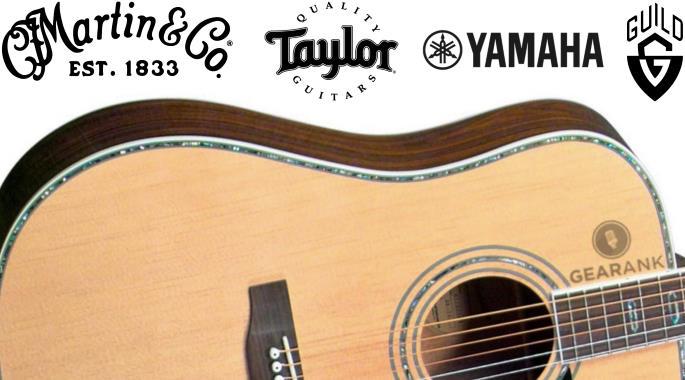 The Highest Rated Acoustic Guitars