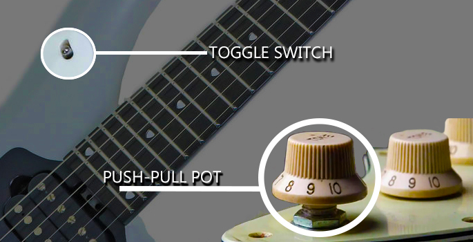 Push Pull Pot and Toggle Switch