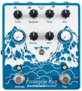 EarthQuaker Devices Avalanche Run V2 Stereo Delay & Reverb Pedal