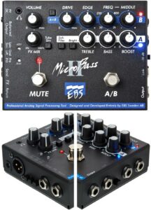 EBS MicroBass II 2-Channel Bass Preamp DI Pedal (Discontinued)